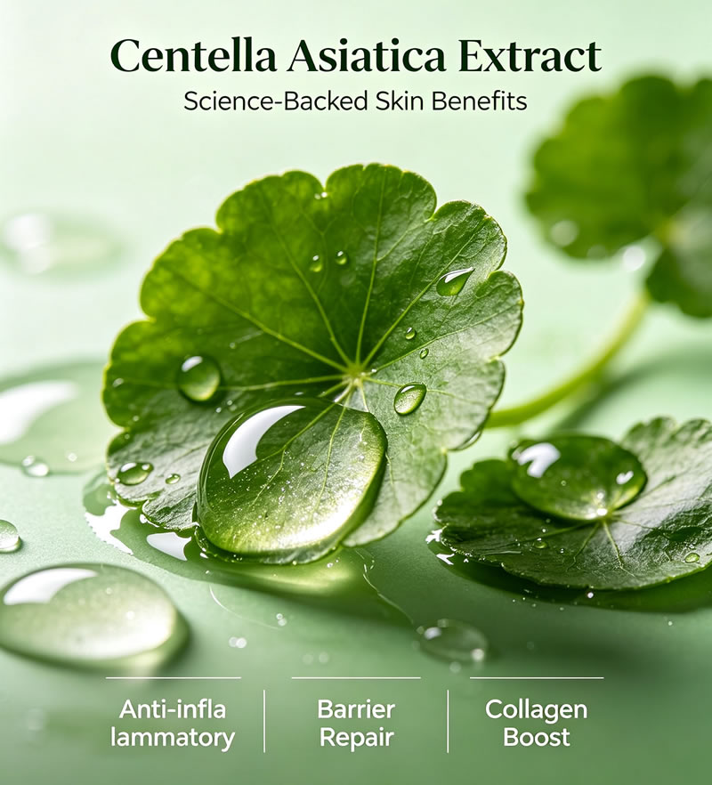 Centella asiatica extract skin benefits