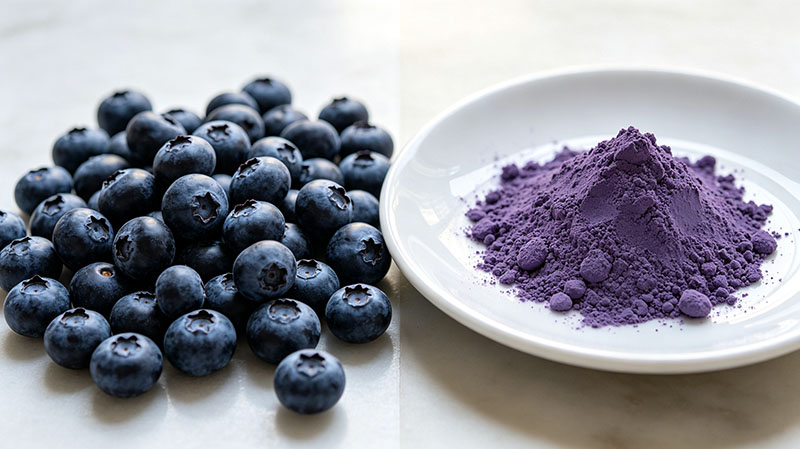 Are blueberries high in anthocyanins?